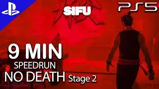 SIFU - NO DEATHS 9min WORLD RECORD + BOSS 2 ? SPEEDRUN Stage 2 | SEAN The CLUB | finished in 4 min