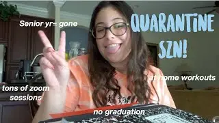 quarantine school vlog for a senior...