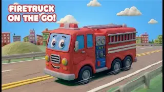 Firetruck on the Go 🚒🔥Kids Vehicle Song | Gumboot Gang
