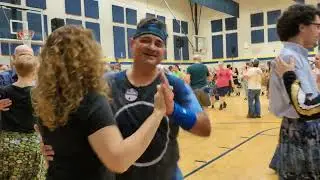 Pigtown Fling 2025.  Saturday evening waltz, Mean Lids.