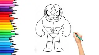 How To Draw El Primo From Brawl Stars | Brawl Stars 
