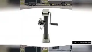 2000 lbs Trailer Supports Jack Leg 1000Kg Vertical Travel Weld-on Pipe Mount Swivel Trailer Jack w/