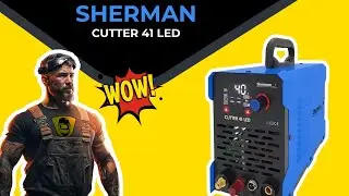Przecinarka plazmowa Sherman CUTTER 41 LED - obsługa, test, pokaz cięcia
