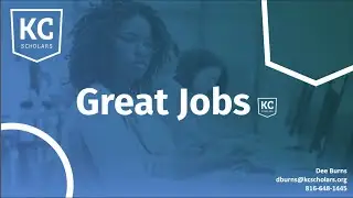 UA Foundation x KC Scholars Great Jobs KC Webinar