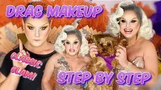 Drag Queen Makeup Transformation - Step by Step - with Esther Rix | StyledbyEsther