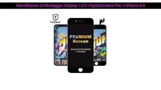 Nero/Bianco di Montaggio Display LCD Digitalizzatore Per il iPhone 6 6P Tianma Qualit&agrave; LCD Touch Sc