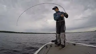 Northern WISCONSIN Spring BASS FISHING! (Lake Noquebay)