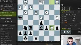 Playing the Yearly Blitz Arena on lichess.org