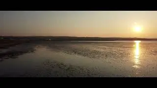 Sunset over Lochryan in Dumfries and Galloway Scotland