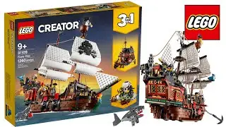 LEGO Creator 31109 Pirate Ship Speed Build Review | LEGO 31109