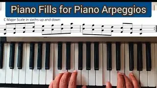 Piano Fills Piano Arpeggios | Piano Tutorial for Beginners