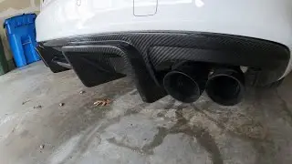 New Carbon Imports Rear Diffuser *Install*