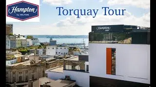 Hampton by Hilton Torquay hotel tour including breakfast and gym