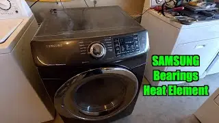 Samsung Dryer had the wrong bearings on it and needed a heat element.