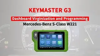 OBDSTAR X300 Classic G3: Initializing used Mercedes-Benz W221 dashboard