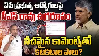Senior Journalist CS Rao: ఏపీ ప్రభుత్వ ఉద్యోగులపై.. సీఎస్ రావు ఉగ్రరూపం | AP Politics | Wild Wolf
