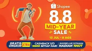Shopee 8.8 Mid Year Sale, Jangan Lewatkan Kemeriahannya!