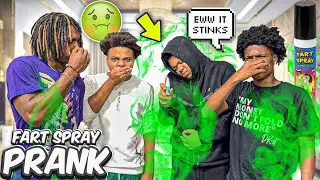 FART SPRAY PRANK ON WTO🤢‼️