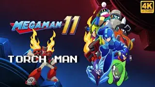 Mega Man 11 🎮 Boss #4: Torch Man 🔥 Ab in die Torch Man Stage! 🌲 Ein feuriger Waldspaziergang!