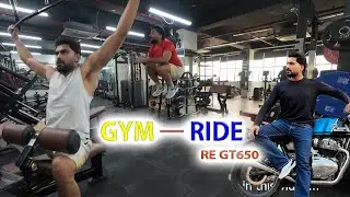 Continental gt650 | A Day in My Life | Gym | Ride & MNIT Jaipur Evening | Motovlog 