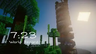 Parkour Spiral 2 Speedrun in 7:23 (Bedrock World Record)