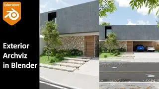 Exterior Archviz in Blender | Realistic Architectural Visualization Tutorial
