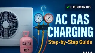 How to Add Refrigerant to an Air Conditioning System | Step-by-Step Guide | MM STUDIO