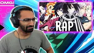 HASHIRA RAP CYPHER (РЕАКЦИЯ) | RUSTAGE при участии Shwabadi, Cam Steady, HalaCG и других [DEMON S...