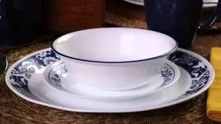Corelle - True Blue 16 Piece Dinnerware Set