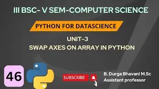 Swap axes on Python || Numpy Array