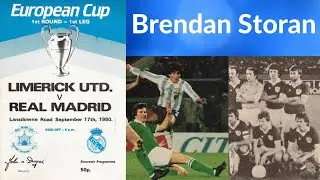 Brendan Storan talks playing vs REAL MADRID, 19-year-old MARADONA and LOI honours