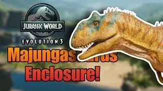 Building a Large Majungasaurus Enclosure! - Jurassic World Evolution 3