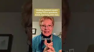 Building freedom means saying YES to grandkids, travel, and living debt-free! #linkedinstrategies