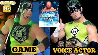 All Characters & Voice Actors - WWE Smackdown! Here Comes the Pain GAME&nbsp;(2003)