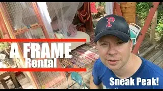 Super Affordable A-Frame Tiny House Rental (sneak peak- AND new shirts!)