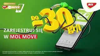 Tankuj taniej z MOL Move do -30 gr/l