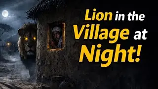 Lion Enters Village at Night &ndash; True Story of Survival