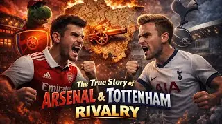The true story of Tottenham vs Arsenal rivalry #football #history #london