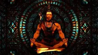 Shiv Ji rotating color changing background gold indian  Vj Loop Video