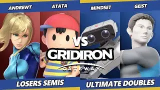 Gridiron Gateway 2024 LOSERS SEMIS - Mindset & Geist Vs. AndrewT & ATATA - Smash Ultimate - SSBU