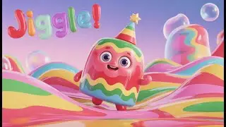 Jiggle a Jelly, Jiggle a Jelly 🍮💃 | Fun Action Song for Kids | Nursery Rhymes & Songs for Children