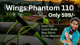 Wings Phantom 110 Neckband Detail Review | Is It Best Neckband Under 1000? | Dijno Tech