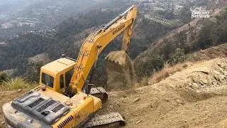 Insane High-Altitude Mountain Road Construction with Heavy Equipment | Video Compilation