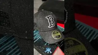 ✨ Custom @redsox Cap ⚾️#redsox #bostonredsoxnews #custom #pearls #caps #customcaps #crystals