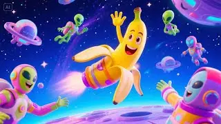 Rocket Banana Zoom! | Exciting Baby Song 2025 | Blast Off to Fun with Rocket Bananas in 3D!
