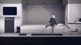 NieR:Automata - Operator-210 has a surprise for 9S back in her room