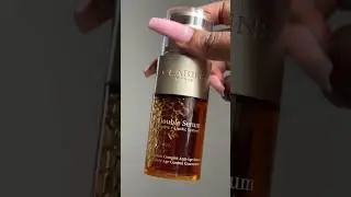 Clarins vs Est&eacute;e Lauder #nightserum #dewyskin #glowyskin #serum #clarins