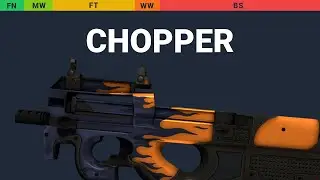 P90 Chopper - Skin Float And Wear Preview