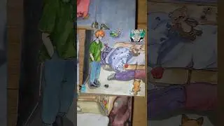 моменты из совместной жизни #комикс #original #арт #art #artwork #аниме #тбг #comics #anime