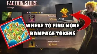 Where to find more rampage tokens ||Free Fire||